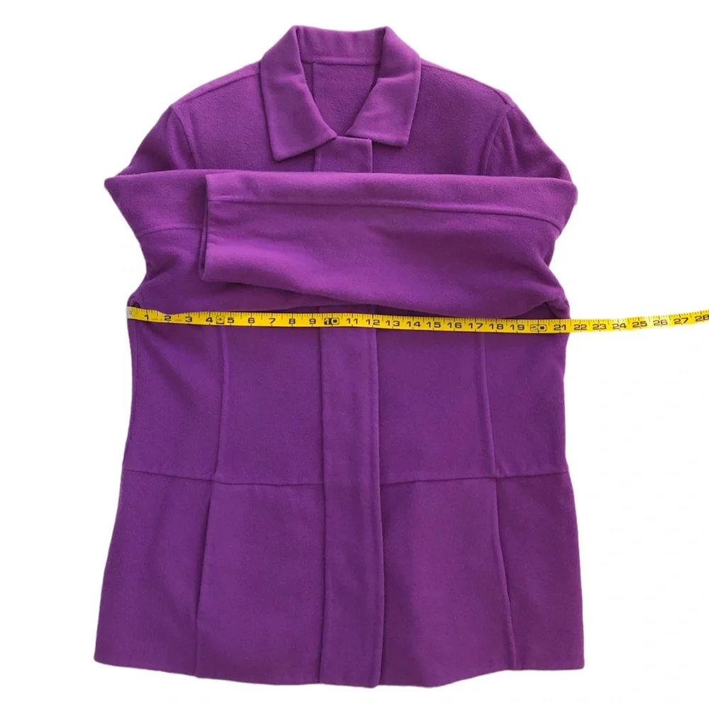 Jones New York Women’s Purple Wool Blend Jacket